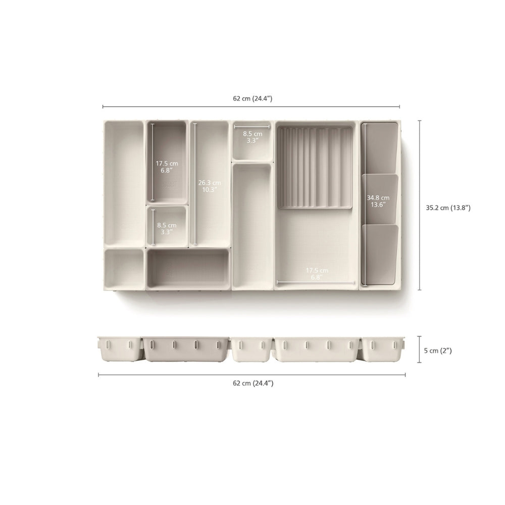 Viva 12pc Makeup In-Drawer Organizer Set