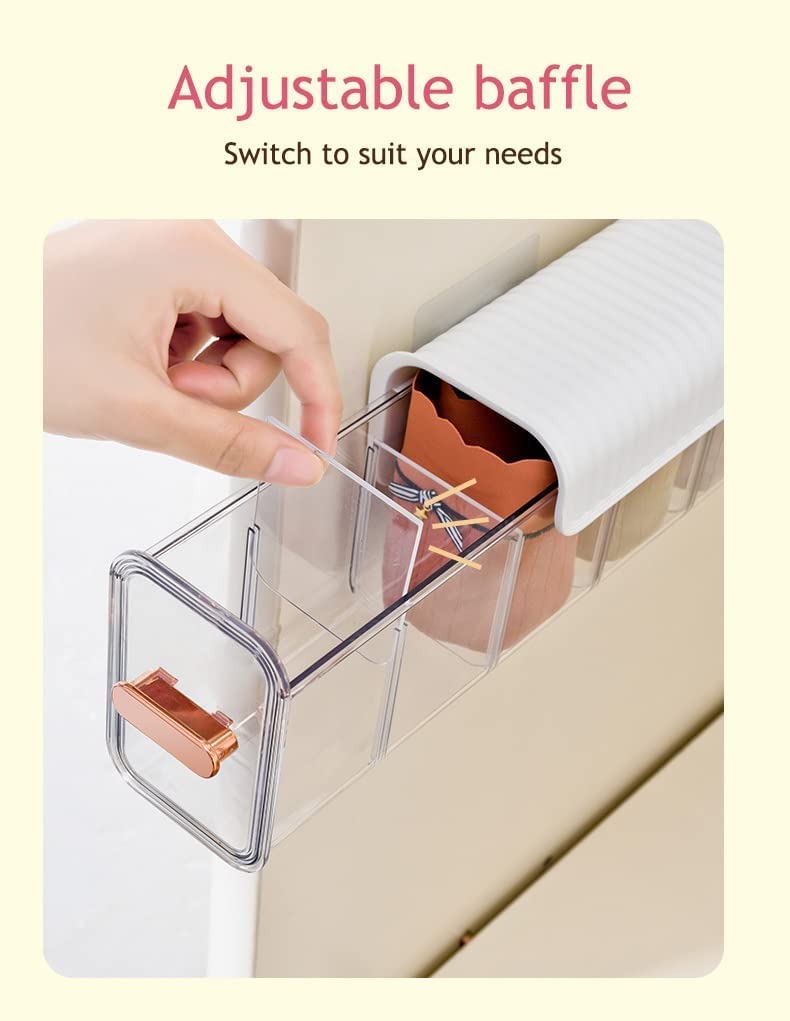 Socks Underwear Drawer Organizer Wall Mount