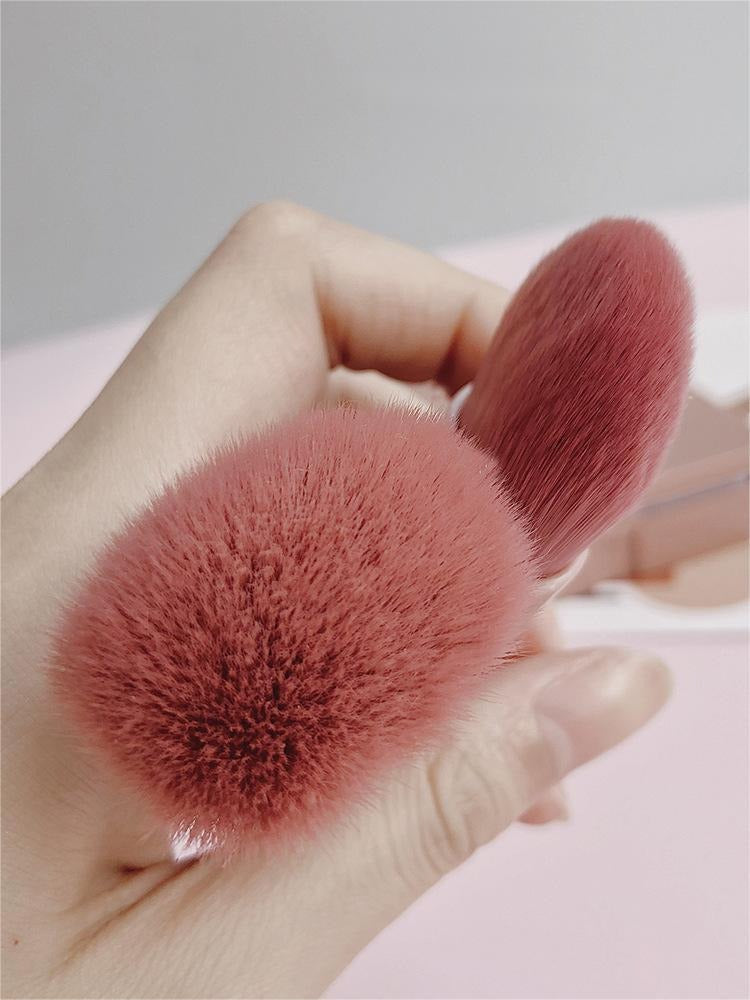 Portable Cosmetic Brush With Mirror
