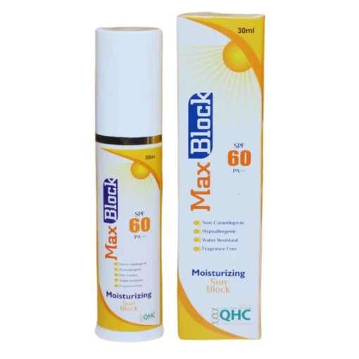QHC Max Block SPF 60 Moisturizing Sunblock 30ml
