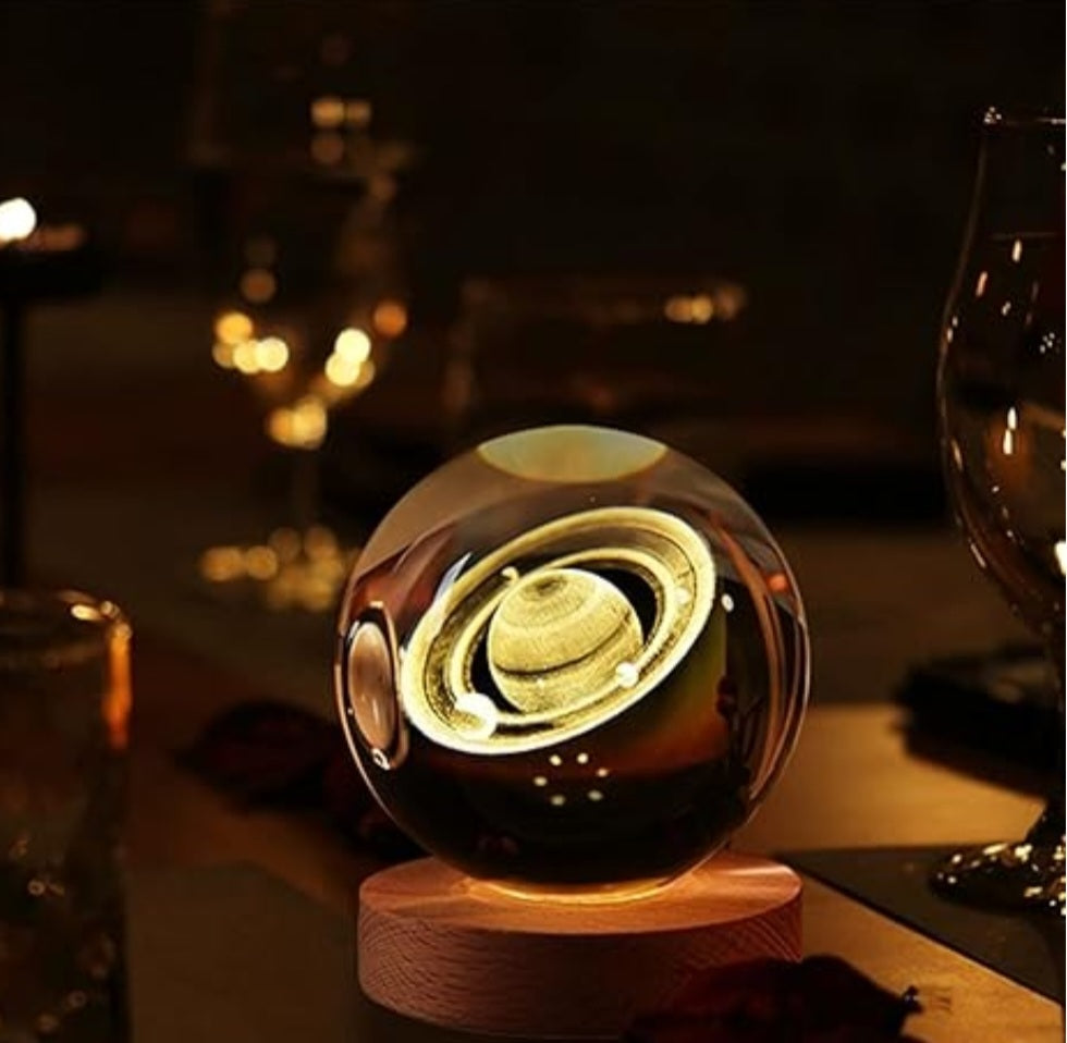 Crystal Ball Lamp Light