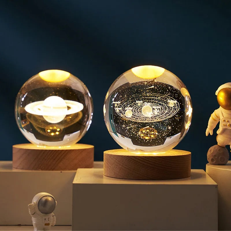 Crystal Ball Lamp Light
