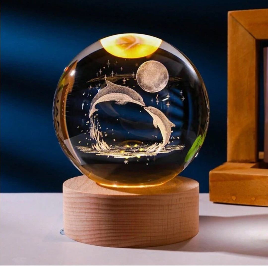 Crystal Ball Lamp Light