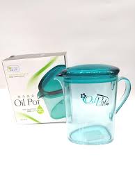 Fancy Oil Pot 680 ml Oval Shape