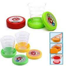 pack of 2 Magic Glass for Kids Folding Collapsible Magic Cup