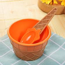 Kids Ice Cream Spoon and bowl