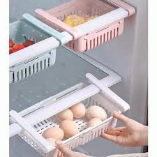Stretchable fridge organizer adjustable storage
