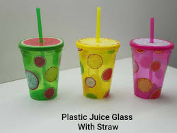 3 Pcs - Reusable Fruit Straw Glass for kids
