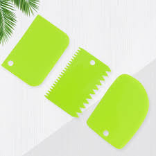 Cake Icing Scraper Plastic 3Pcs Set