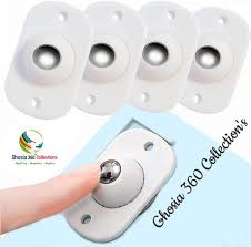 4PCS/Set Adhesive Pully Castor Ball Transfer Unit for Storage Box,