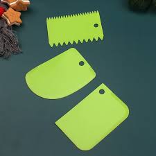 Cake Icing Scraper Plastic 3Pcs Set