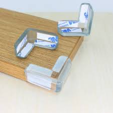 Silicone Table Corner Protector With Tape Bed Furniture Glass