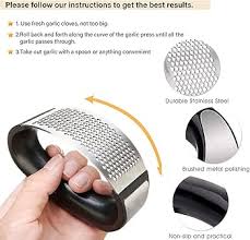 Stainless Steel Garlic Press Rocker