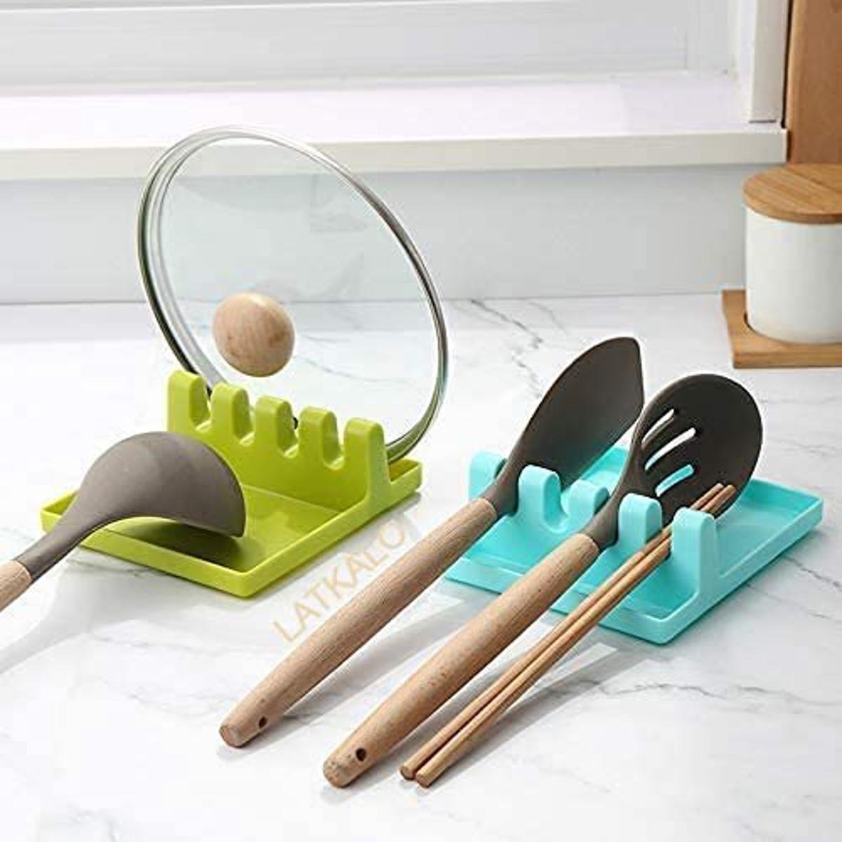 2 In 1 Multifunctional Lid & Spoon Holder