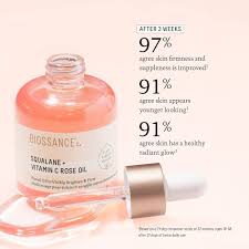Biossance Squalane and Vitamin C Rose Oil - 30ml