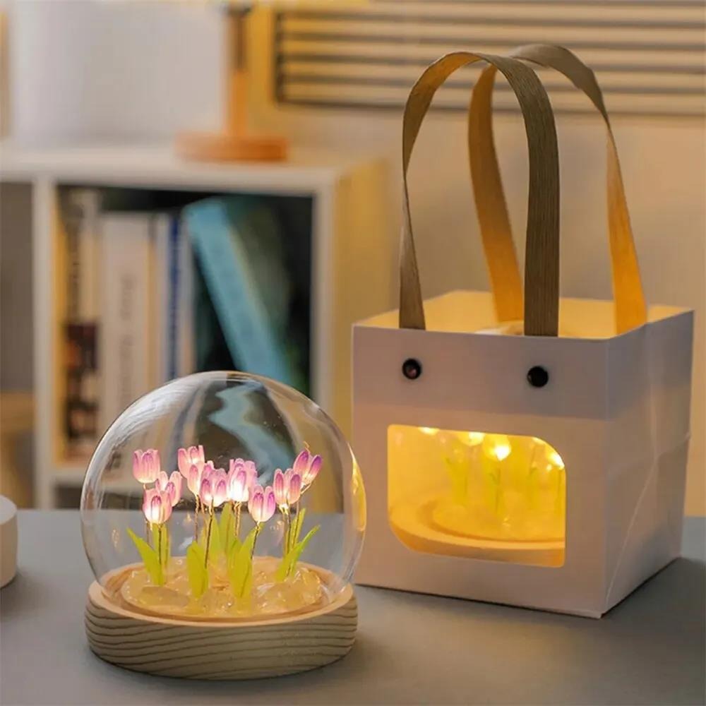 LED Acrylic Tulip night lamp