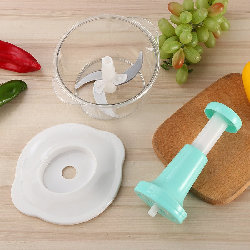 Multifunctional Manual Hand Chopper 1500 ml Speedy Hand Press Food Chopper