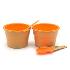 Kids Ice Cream Spoon and bowl