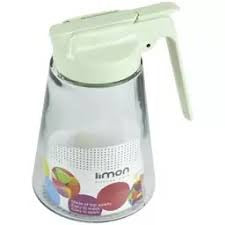 Limon Glass Syrup Dispenser with Easy-Pour Handle – 500ml