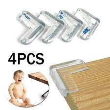 Silicone Table Corner Protector With Tape Bed Furniture Glass